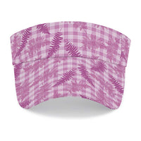 Pink Palaka Hawaii Palapalai Sun Visor Cap Hawaiian Fern LT14 - Polynesian Pride