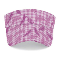 Pink Palaka Hawaii Palapalai Sun Visor Cap Hawaiian Fern LT14 - Polynesian Pride