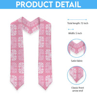 Pink Palaka Quilt Hawaii Graduation Stole Traditional Hawaii-plaid Pattern LT14 - Polynesian Pride