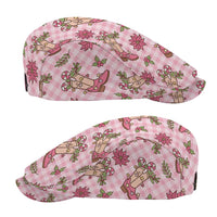 Pink Paniolo Palaka Hawaiian Cowgirl Christmas Jeff Hat - Polynesian Pride