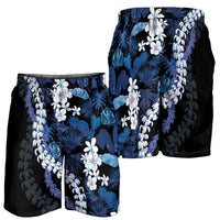 Polu Aloha Hawaii Lei Shorts for Men Tropical Flowers Elegant Vibe LT14 - Polynesian Pride