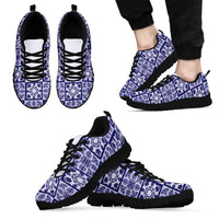 Polu Palaka Quilt Hawaii Sneakers Hawaiian Tropical Monstera Sea Turtle LT14 - Polynesian Pride