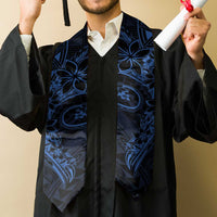 Polynesian Sunset Plumeria Graduation Stole Navy Polynesian Tattoo LT05 - Polynesian Pride