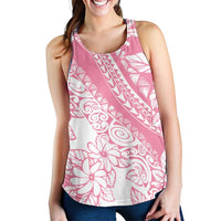 Polynesian Tiare Flower Pink Pastel Women Racerback Tank LT14 - Polynesian Pride