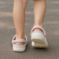 Polynesian Tiare Monstera Soft Pink Clogs Shoes Liquid Style LT01 - Polynesian Pride