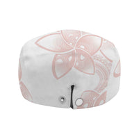 Polynesian Tribal Plumeria Lotu Tamaiti Jeff Hat Pastel Blush - Polynesian Pride
