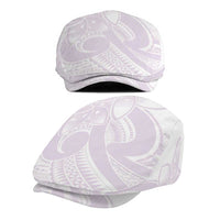Polynesian Tribal Plumeria Lotu Tamaiti Jeff Hat Pastel Mauve - Polynesian Pride