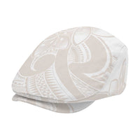Polynesian Tribal Plumeria Lotu Tamaiti Jeff Hat Pastel Nude - Polynesian Pride