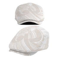Polynesian Tribal Plumeria Lotu Tamaiti Jeff Hat Pastel Nude - Polynesian Pride