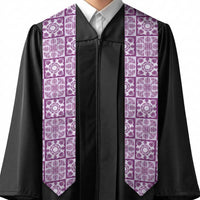 Poni Palaka Quilt Hawaii Graduation Stole Hawaiian Tropical Monstera Sea Turtle LT14 - Polynesian Pride