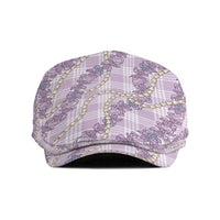 Pua Kalaunu Lei Jeff Hat Palaka Pattern LT01 Purple - Polynesian Pride