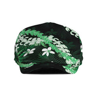 Puakenikeni Maile Lei Jeff Hat Frangipani Green Tropical Leaves LT01 Green - Polynesian Pride