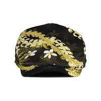 Puakenikeni Maile Lei Jeff Hat Frangipani Yellow Tropical Leaves LT01 Yellow - Polynesian Pride