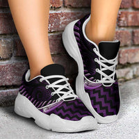 Purple Matariki New Zealand Chunky Sneakers Maori Poutama Galaxy Vibes LT14 - Polynesian Pride