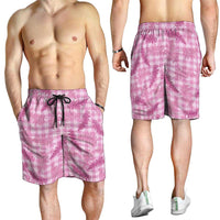 Purple Palaka Hawaii Palapalai Shorts for Men Hawaiian Fern LT14 - Polynesian Pride
