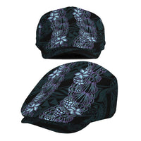 Purple Paradise Hawaii Shell Lei Jeff Hat Hawaiian Sunrise Shell Hebrew Cone Plumeria - Polynesian Pride