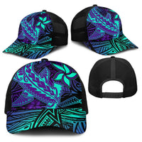 Purple Paradise Polynesian Baseball Net Cap Hawaiian Tribal Hammerhead Shark LT14 - Polynesian Pride