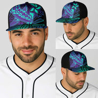 Purple Paradise Polynesian Baseball Net Cap Hawaiian Tribal Hammerhead Shark LT14 - Polynesian Pride