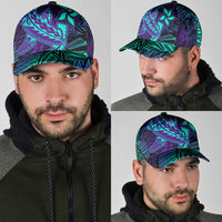 Purple Paradise Polynesian Classic Cap Hawaiian Tribal Hammerhead Shark LT14 - Polynesian Pride