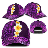 Purple Polynesia Classic Cap Plumeria Tropical Leaves With Galaxy Polynesian Art LT14 - Polynesian Pride