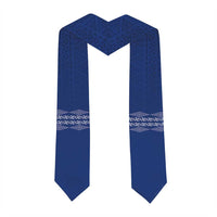 Queen Salote College 100 Years Anniversary Custom Graduation Stole Tonga QSC Royal Blue LT7 - Polynesian Pride