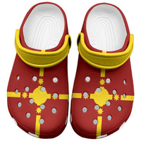 Rotuma Clogs Shoes Heritage Palette Flag-Inspired LT01 Red - Polynesian Pride