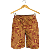 Rotuma Faiakse'ea 'e Kirisimasi Shorts for Men Pacific Patchwork Xmas Vibes LT9 - Polynesian Pride