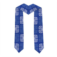 Royal Blue Palaka Quilt Hawaii Graduation Stole Traditional Hawaii-plaid Pattern LT14 - Polynesian Pride