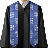 Royal Blue Palaka Quilt Hawaii Graduation Stole Traditional Hawaii-plaid Pattern LT14 - Polynesian Pride