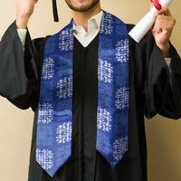 Royal Blue Palaka Quilt Hawaii Graduation Stole Traditional Hawaii-plaid Pattern LT14 - Polynesian Pride