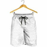 Samoa Lotu Tamaiti Shorts for Men Tribal Tatau with Siapo Pattern LT03 - Polynesian Pride