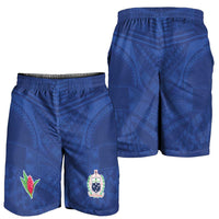 Samoa Rugby Shorts for Men Tatau Tribal Motifs Sporty Style LT03 - Polynesian Pride