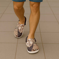 Samoa Siapo Elegant Clogs Shoes Hibiscus Chocolate Brown Motifs - Polynesian Pride