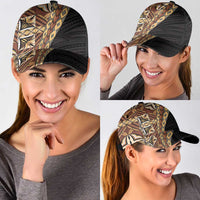 Samoan Siapo Classic Cap Tatau Pattern Half Style Retro Mode LT03