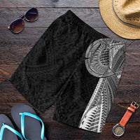 Samoan Tatau Shorts for Men Art Tribal Traditional Tattoos LT03 Black - Polynesian Pride