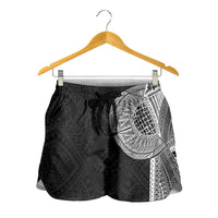 Samoan Tatau Shorts for Women Art Tribal Traditional Tattoos LT03 - Polynesian Pride