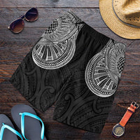 Samoan Traditional Art Tattoos Shorts for Men Tatau Roman Reigns Black Color LT03 Black - Polynesian Pride