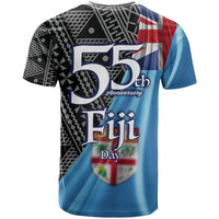 Fiji T Shirt Labasa Fiji Day 55th Anniversary With Tapa Patterns