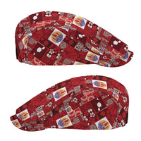 Tahiti Oaoa I Teie Noera Jeff Hat Pacific Patchwork Xmas Vibes - Polynesian Pride