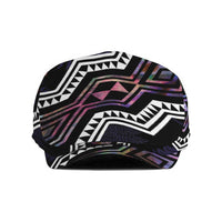 Taniko Aotearoa Mix Paua Shell Jeff Hat Niho Taniwha Lilac Glitter LT01 Purple - Polynesian Pride