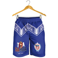 Toa Samoa Rugby Shorts for Men Six Eight Five to The World LT03 - Polynesian Pride