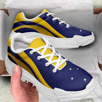 Tokelau Chunky Sneakers Flag-Inspired Curve Style LT05 - Polynesian Pride
