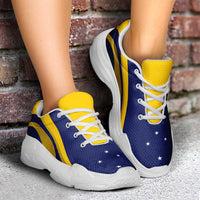 Tokelau Chunky Sneakers Flag-Inspired Curve Style LT05 - Polynesian Pride