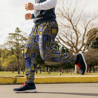 Tokelau Manuia te Kilihimahi Jogger Pants Pacific Patchwork Xmas Vibes LT9 - Polynesian Pride