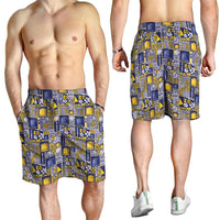 Tokelau Manuia te Kilihimahi Shorts for Men Pacific Patchwork Xmas Vibes LT9 - Polynesian Pride