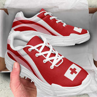 Tonga Chunky Sneakers Flag-Inspired Curve Style LT05 - Polynesian Pride