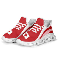 Tonga Clunky Sneakers Flag-Inspired Curve Style LT05 - Polynesian Pride