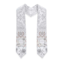 Tonga Faka Sepitema Graduation Stole Ngatu and Floral Pattern with Blooming Hibiscus LT03 - Polynesian Pride