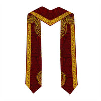 Tonga Ha'apai High School Graduation Stole Ngatu and Maori Ethnic Tribal Pattern LT03 - Polynesian Pride