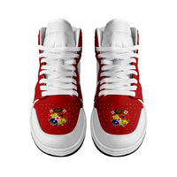 Tonga High Sneakers AJ1 Coat Of Arms Flag Inspired LT05 - Polynesian Pride